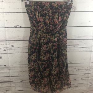 W118 by Walter baker bright strapless‎ short romper